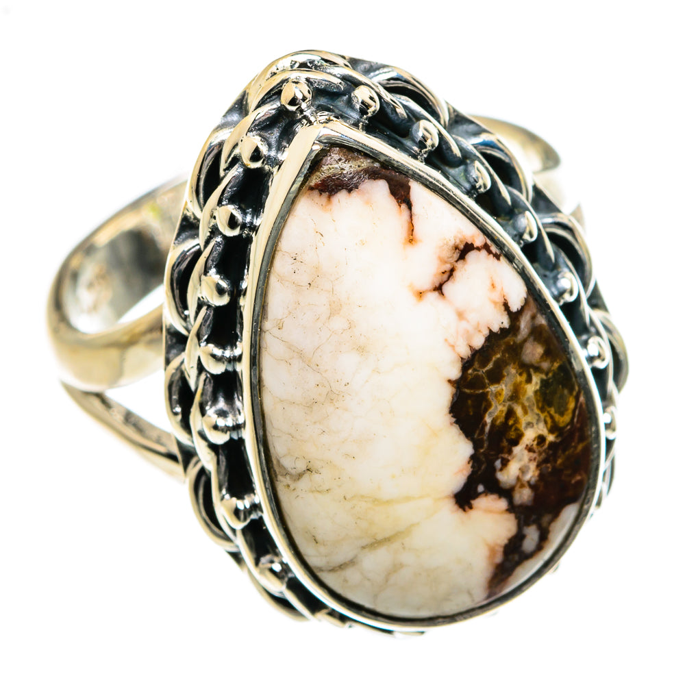 Peanut Wood Jasper Rings handcrafted by Ana Silver Co - RING78853