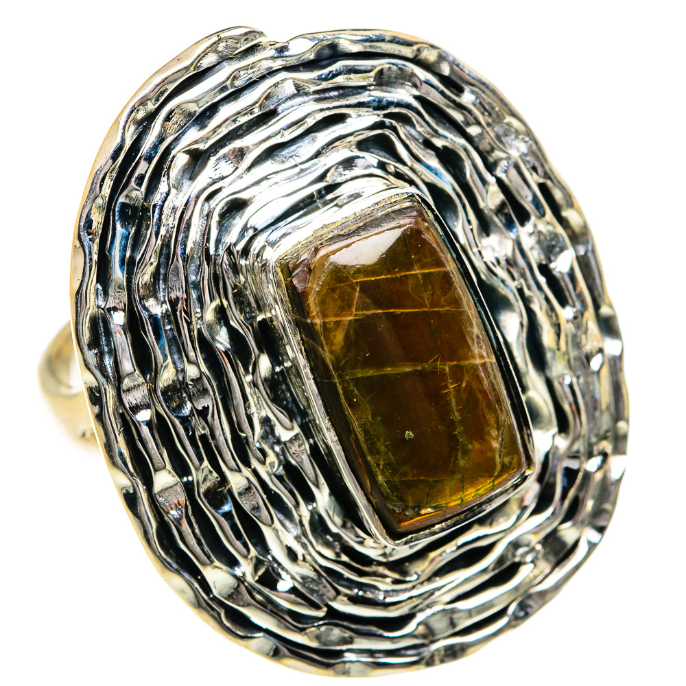 Ammolite Rings handcrafted by Ana Silver Co - RING78898