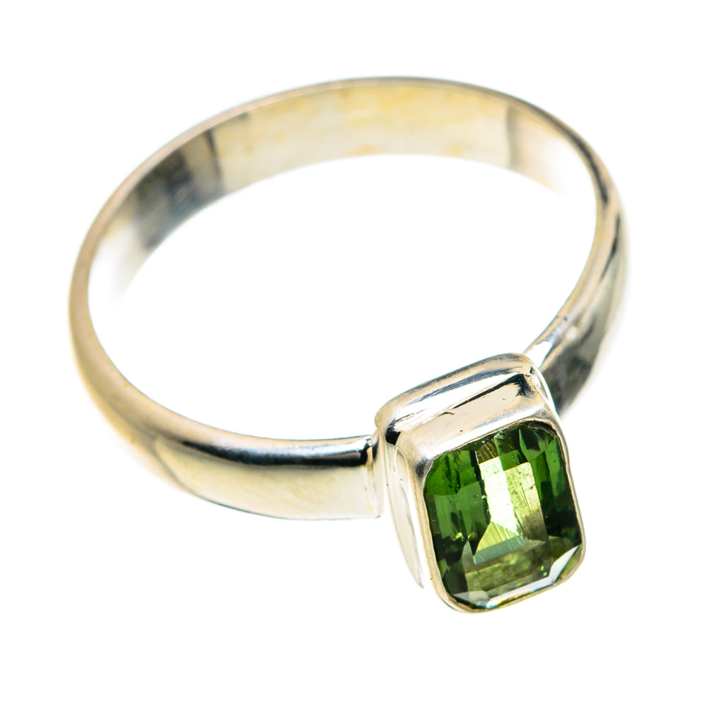 Czech Moldavite Rings handcrafted by Ana Silver Co - RING78920