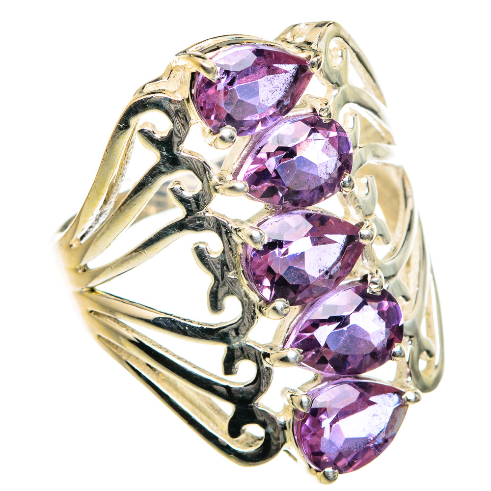 Color Change Alexandrite Rings handcrafted by Ana Silver Co - RING78955