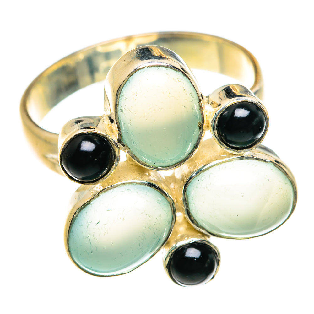 Aqua Chalcedony Rings handcrafted by Ana Silver Co - RING78965