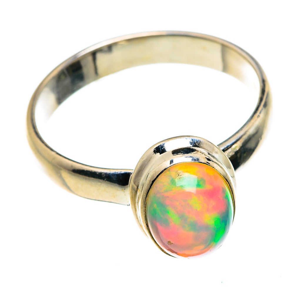 Ethiopian Opal Rings handcrafted by Ana Silver Co - RING78984