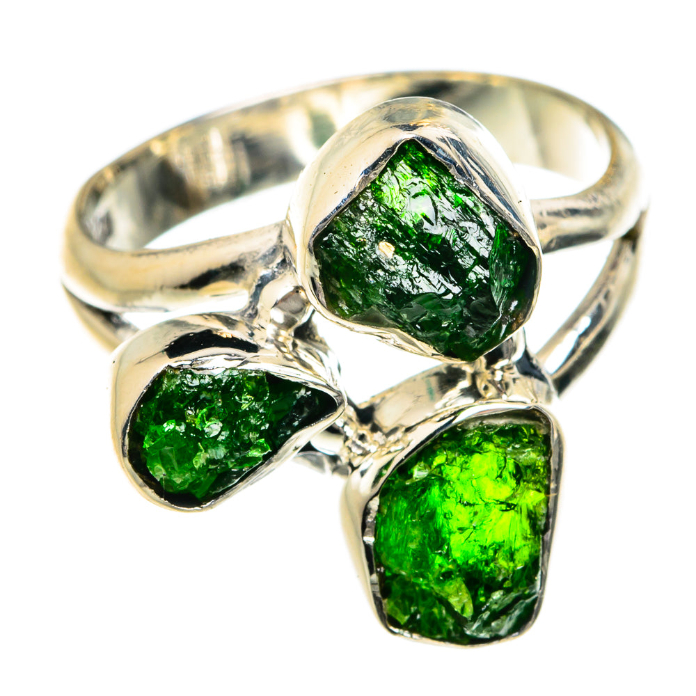 Chrome Diopside Rings handcrafted by Ana Silver Co - RING78990
