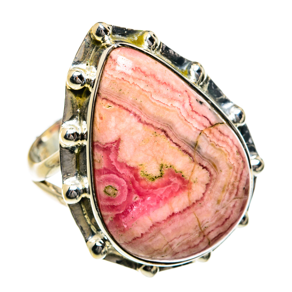 Rhodochrosite Rings handcrafted by Ana Silver Co - RING79026