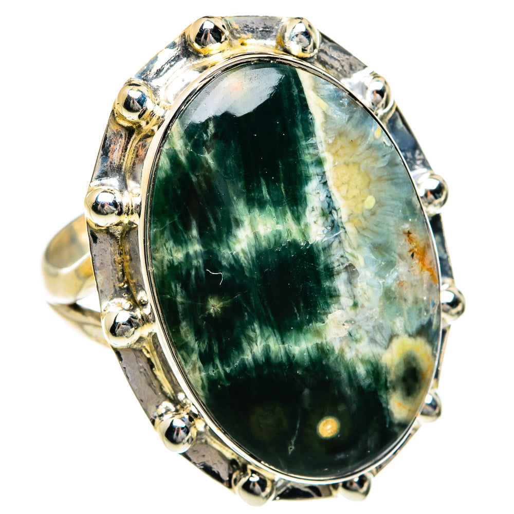 Ocean Jasper Rings handcrafted by Ana Silver Co - RING79049