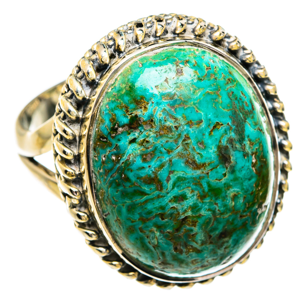 Tibetan Turquoise Rings handcrafted by Ana Silver Co - RING79176
