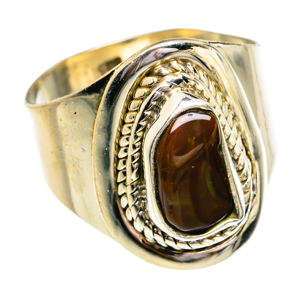 Mexican Fire Agate Rings handcrafted by Ana Silver Co - RING79318