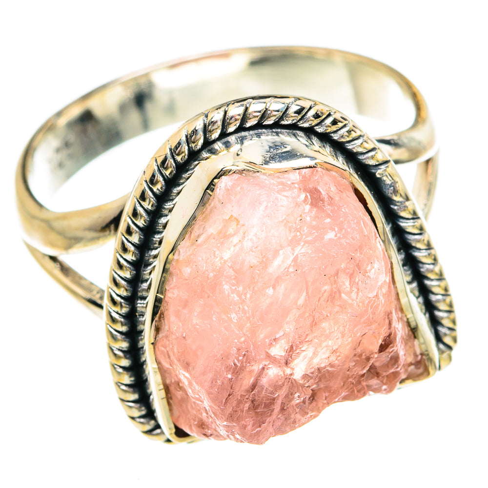 Rose Quartz Rings handcrafted by Ana Silver Co - RING79320