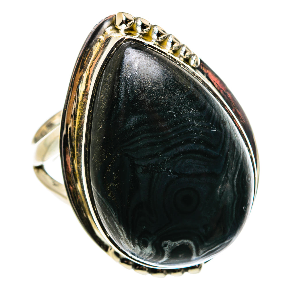 Psilomelane Rings handcrafted by Ana Silver Co - RING79401