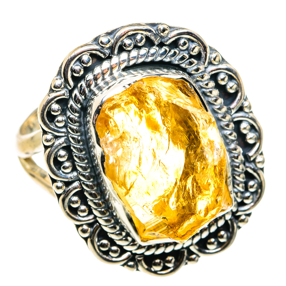 Citrine Rings handcrafted by Ana Silver Co - RING79421