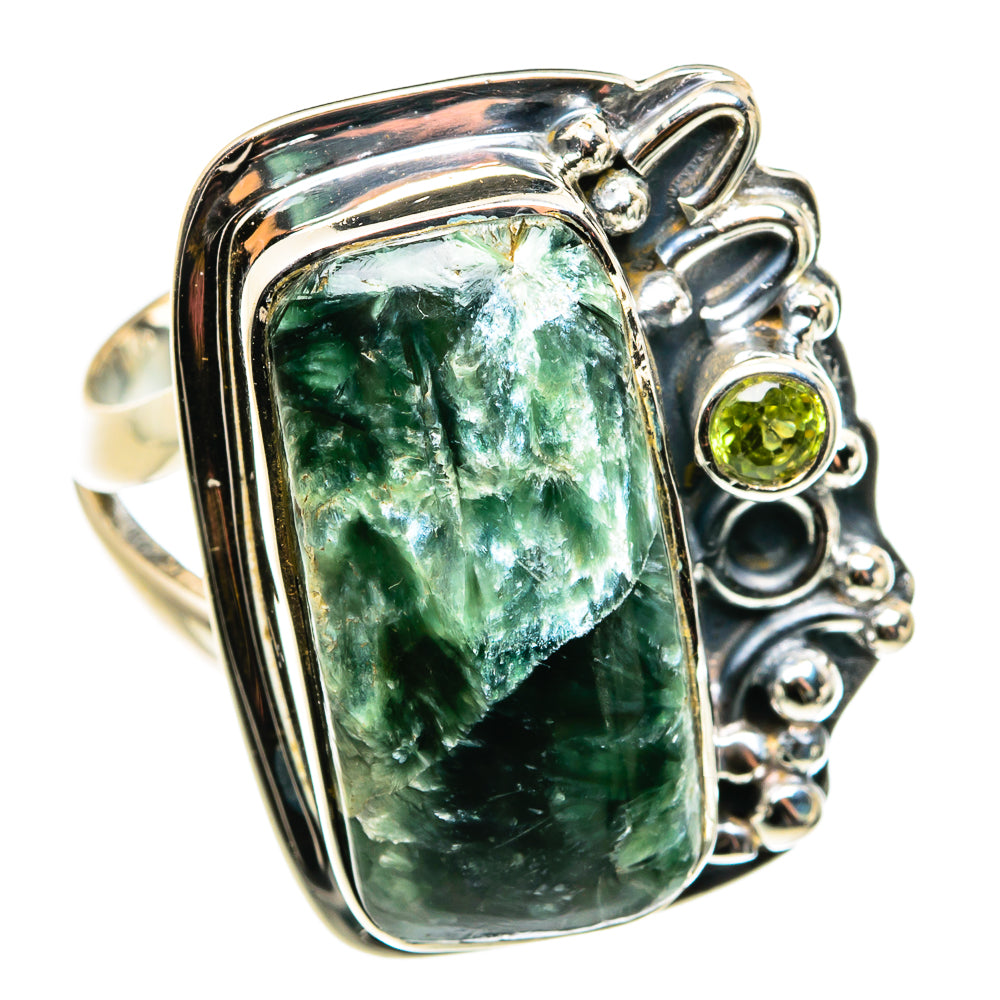Seraphinite Rings handcrafted by Ana Silver Co - RING79451