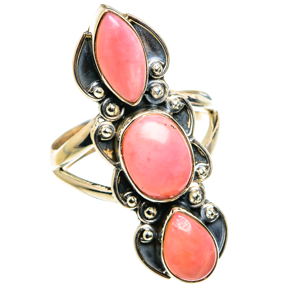 Pink Opal Rings handcrafted by Ana Silver Co - RING79460