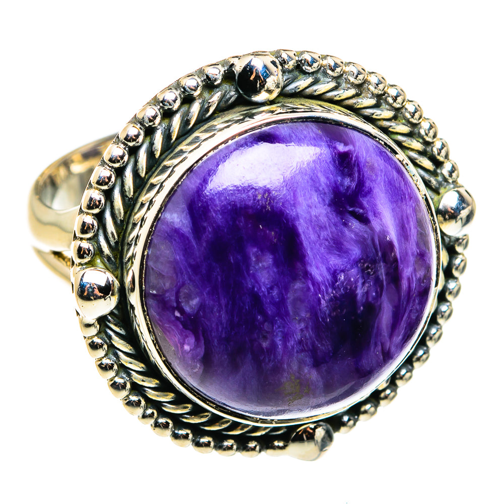 Charoite Rings handcrafted by Ana Silver Co - RING79463