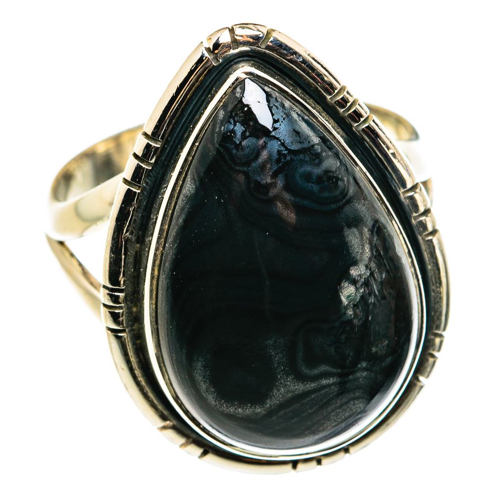 Psilomelane Rings handcrafted by Ana Silver Co - RING79468