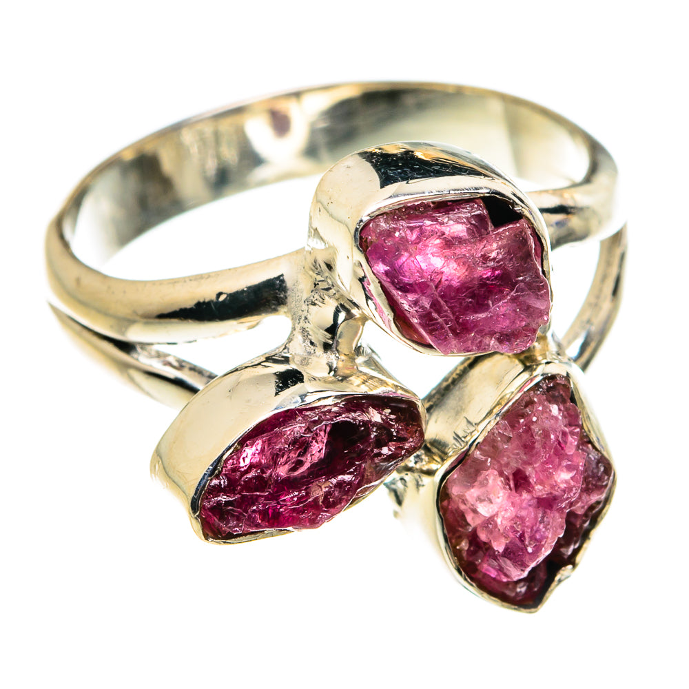Pink Tourmaline Rings handcrafted by Ana Silver Co - RING79491
