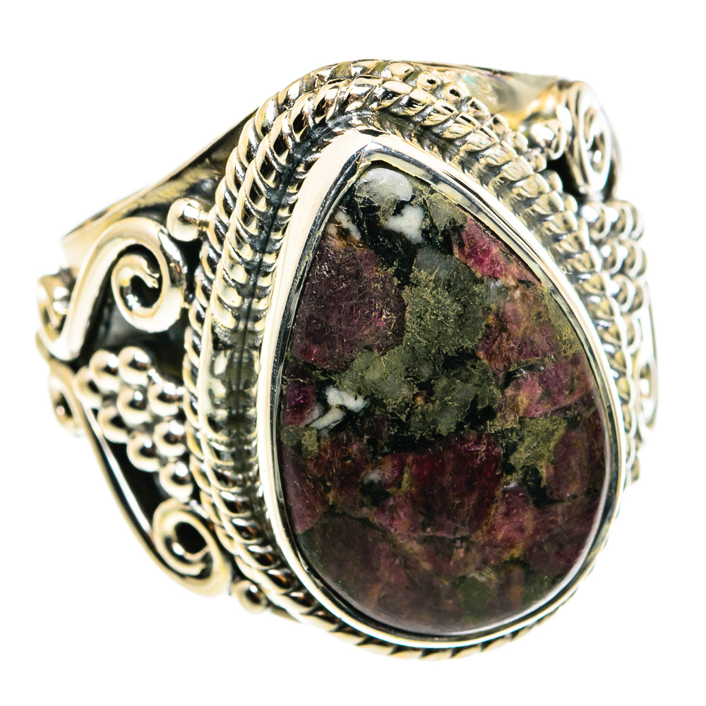 Russian Eudialyte Rings handcrafted by Ana Silver Co - RING79585