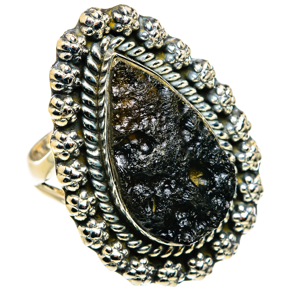 Tektite Rings handcrafted by Ana Silver Co - RING79735 - Photo 2