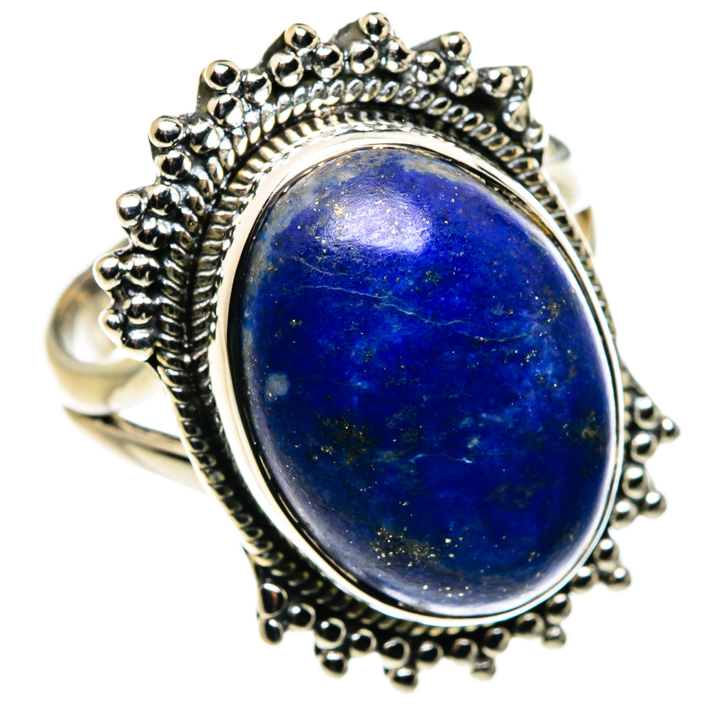 Lapis Lazuli Rings handcrafted by Ana Silver Co - RING79781