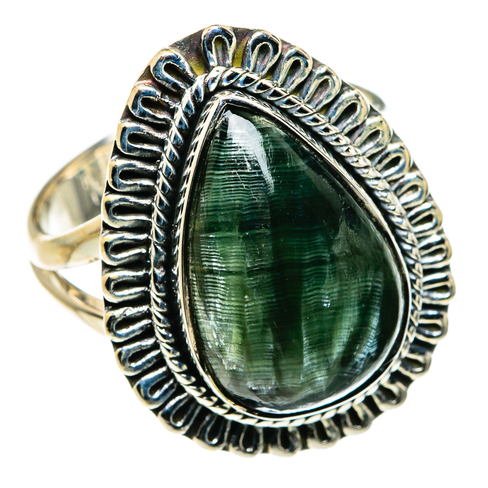 Seraphinite Rings handcrafted by Ana Silver Co - RING79788