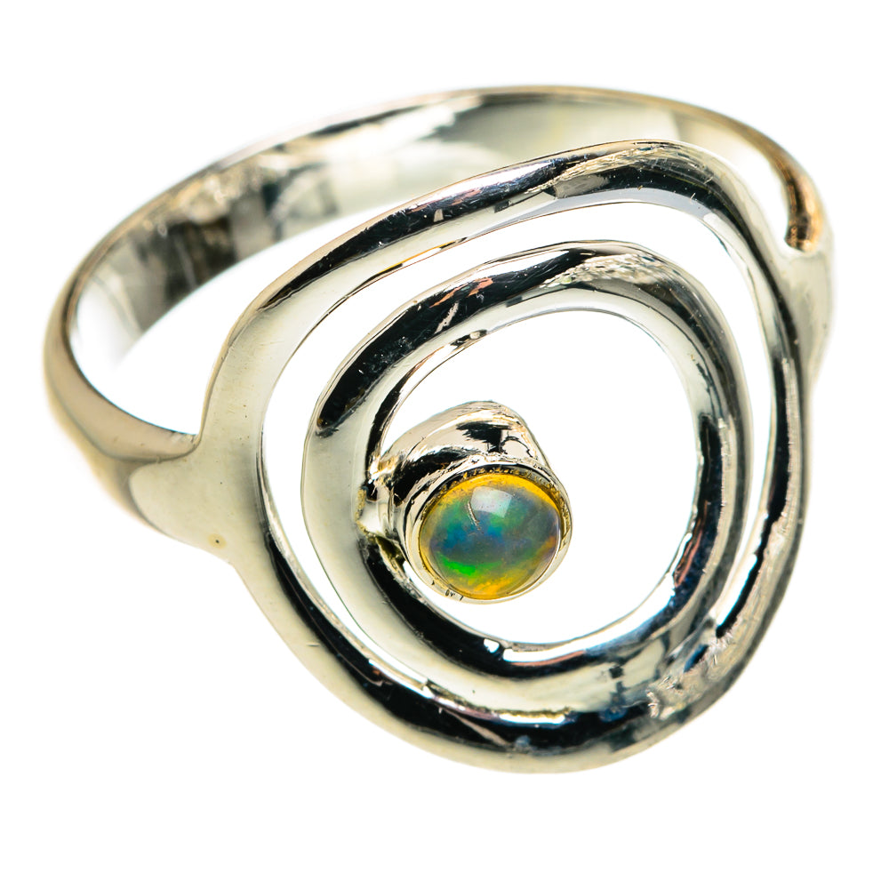 Ethiopian Opal Rings handcrafted by Ana Silver Co - RING79811