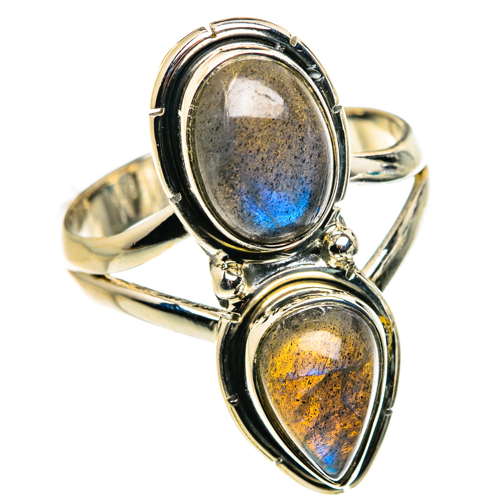 Labradorite Rings handcrafted by Ana Silver Co - RING79819