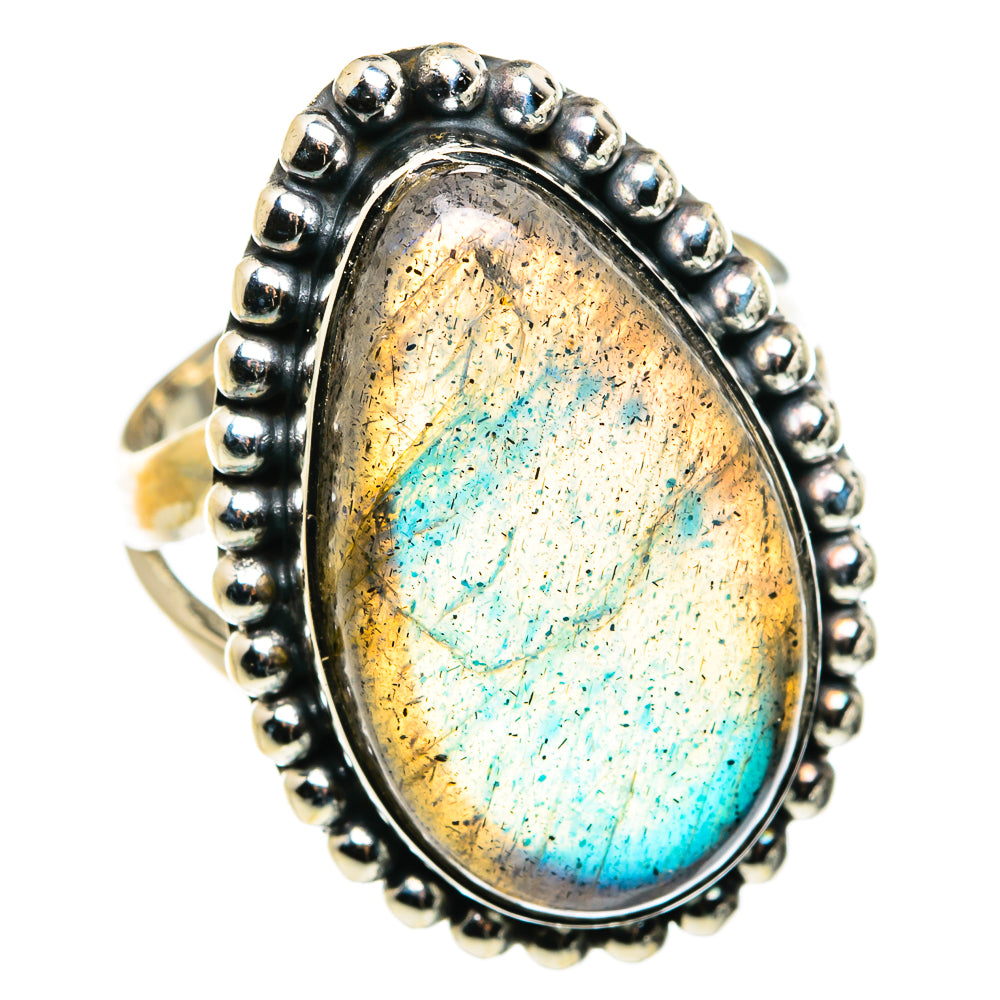 Labradorite Rings handcrafted by Ana Silver Co - RING79913