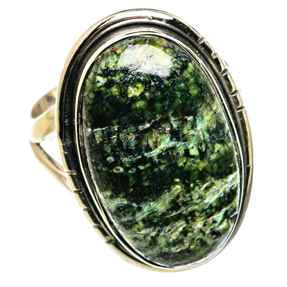 Lizard Jasper Rings handcrafted by Ana Silver Co - RING79919