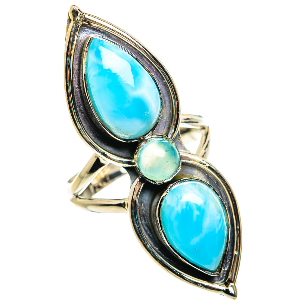 Larimar Rings handcrafted by Ana Silver Co - RING79928