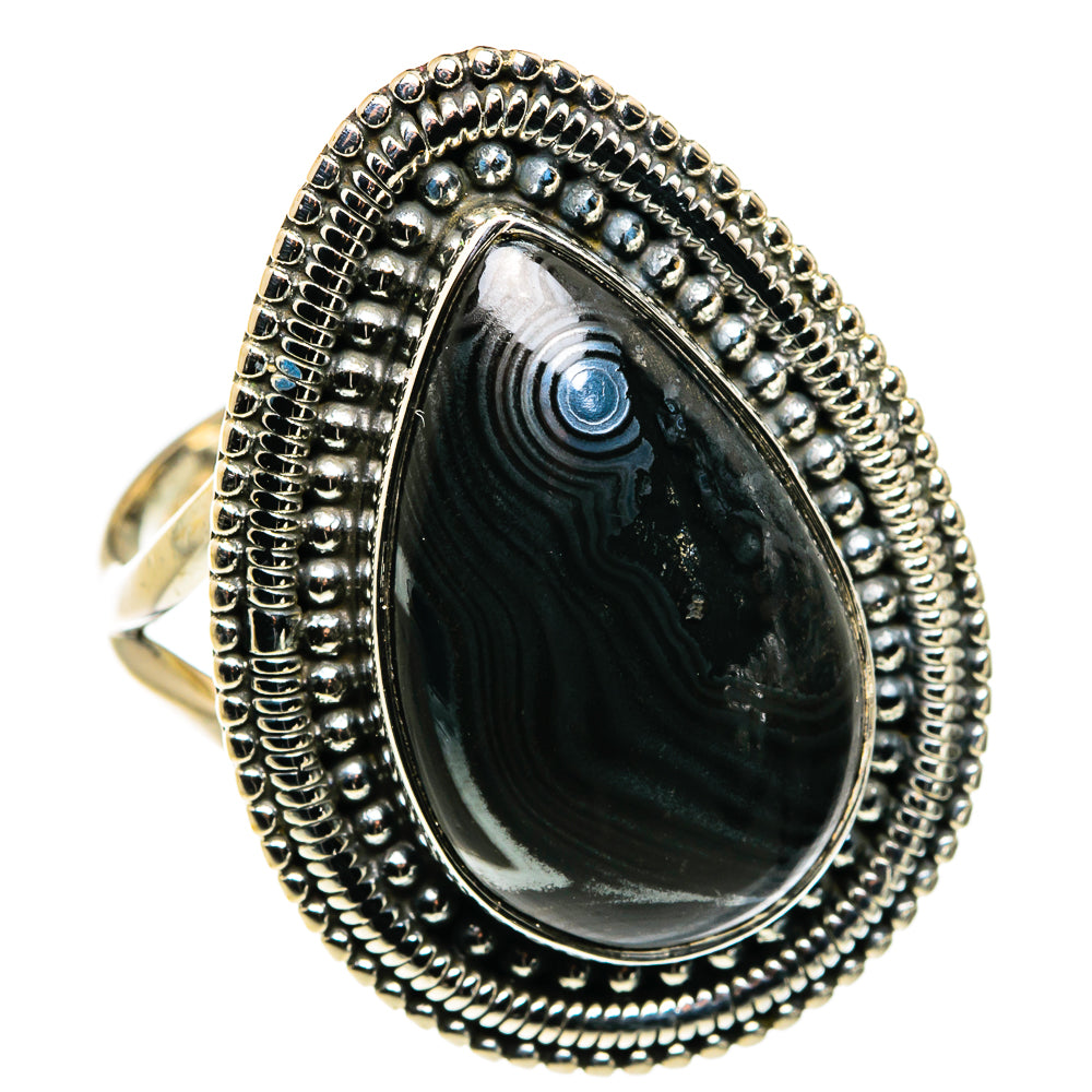 Psilomelane Rings handcrafted by Ana Silver Co - RING79950