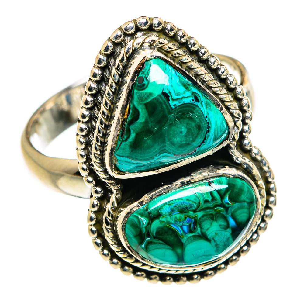 Chrysocolla Rings handcrafted by Ana Silver Co - RING79983