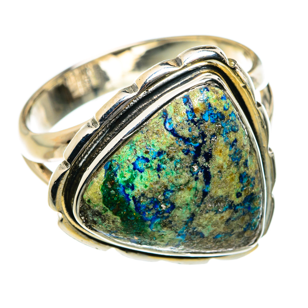 Azurite Rings handcrafted by Ana Silver Co - RING80004