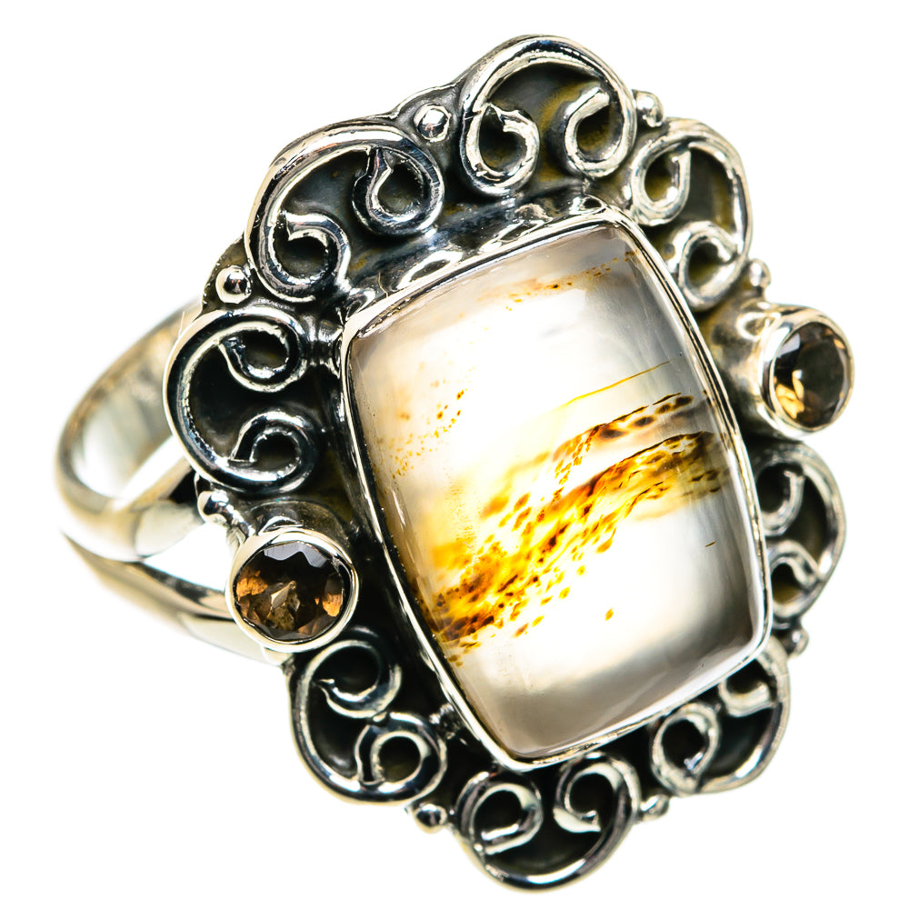 Montana Agate Rings handcrafted by Ana Silver Co - RING80022