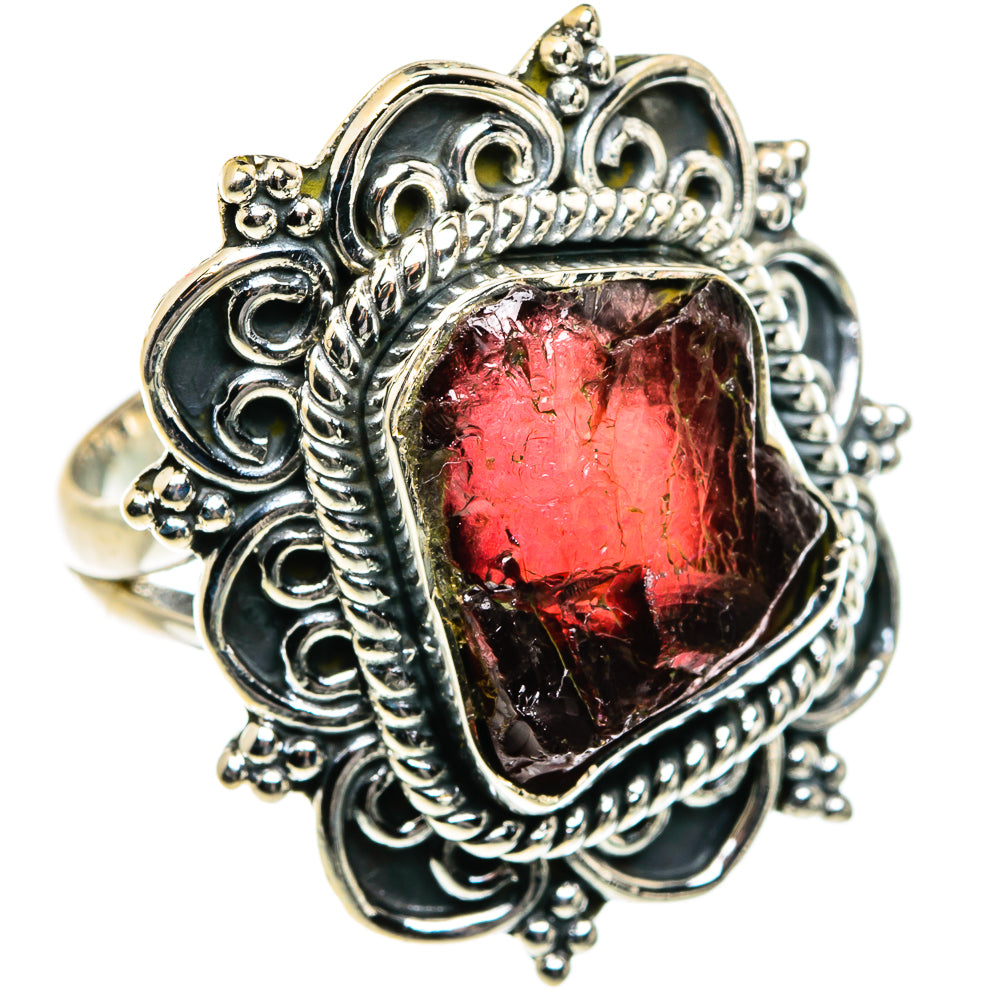 Garnet Rings handcrafted by Ana Silver Co - RING80028