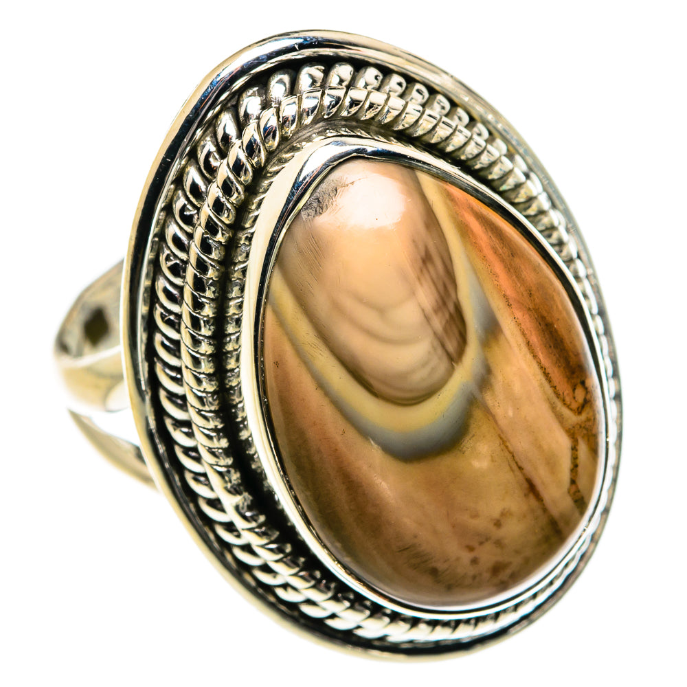 Imperial Jasper Rings handcrafted by Ana Silver Co - RING80055 - Photo 2