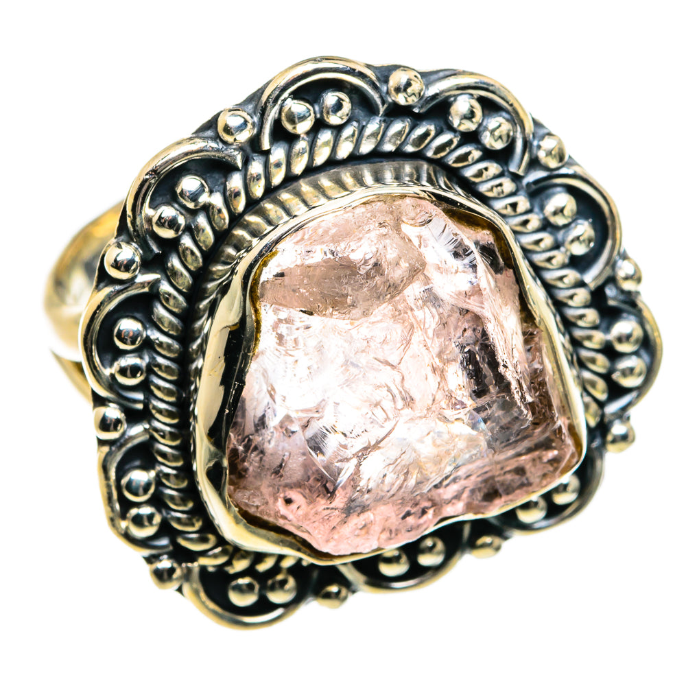 Rose Quartz Rings handcrafted by Ana Silver Co - RING80091 - Photo 2