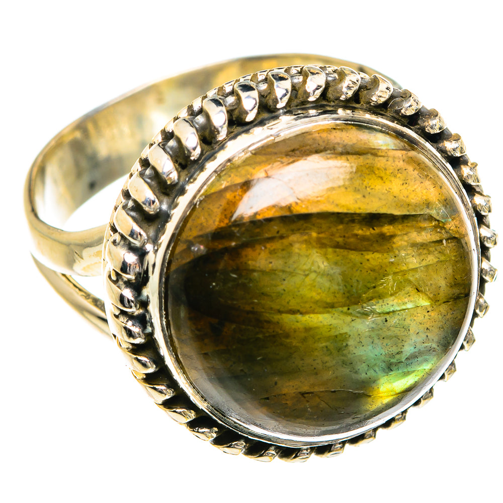 Labradorite Rings handcrafted by Ana Silver Co - RING80210