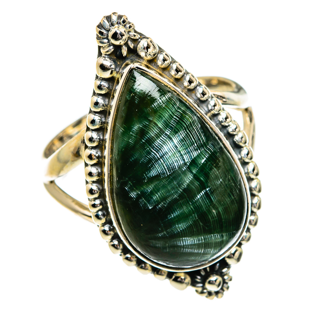 Seraphinite Rings handcrafted by Ana Silver Co - RING80252