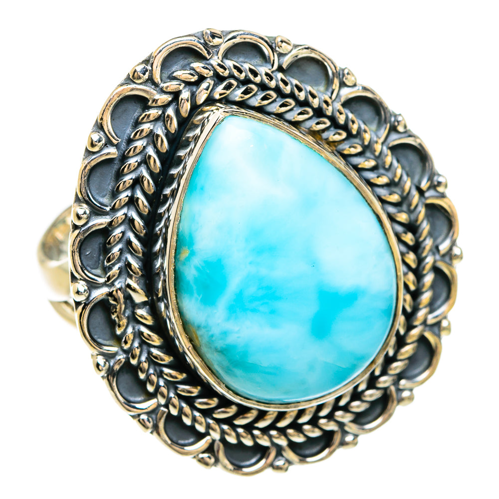 Larimar Rings handcrafted by Ana Silver Co - RING80308
