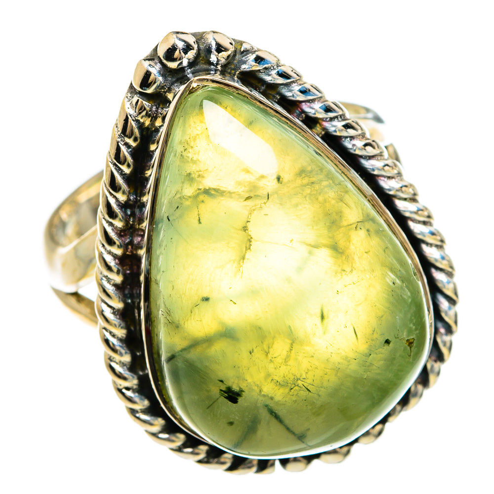 Prehnite Rings handcrafted by Ana Silver Co - RING80313