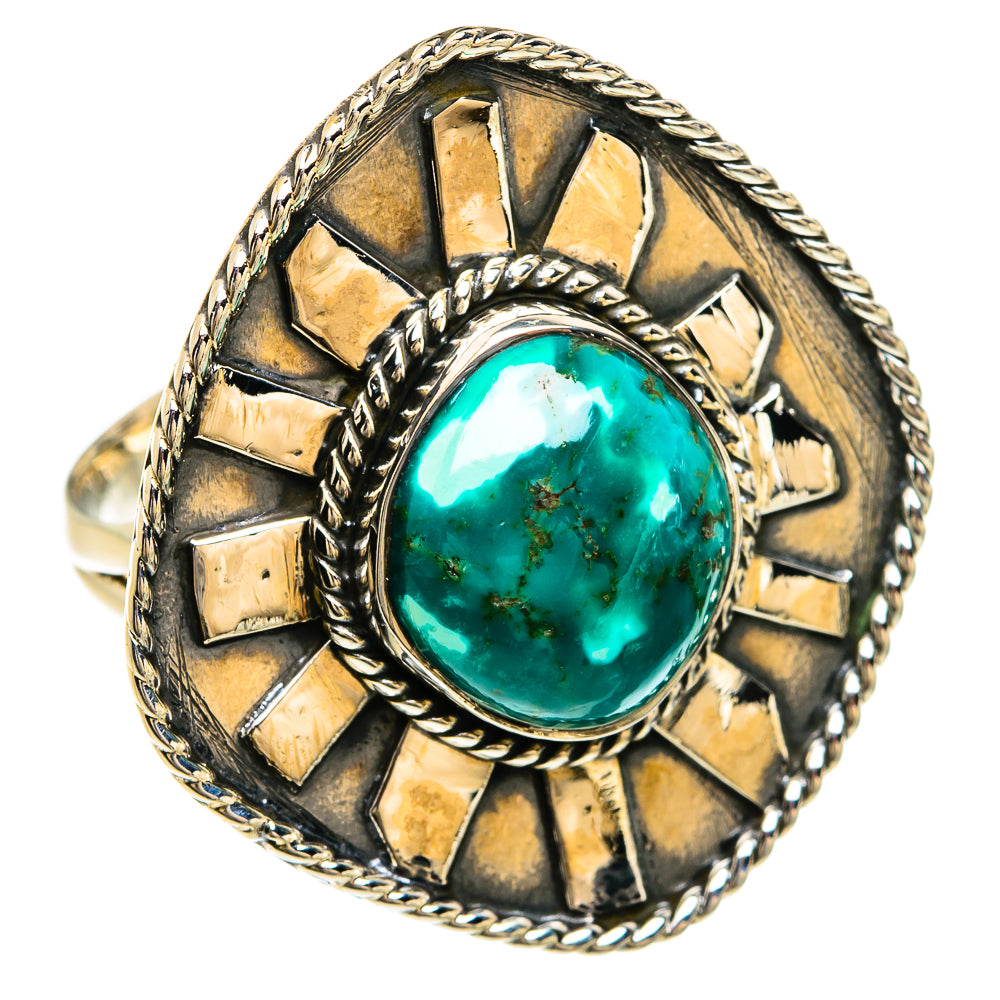 Chrysocolla Rings handcrafted by Ana Silver Co - RING80314
