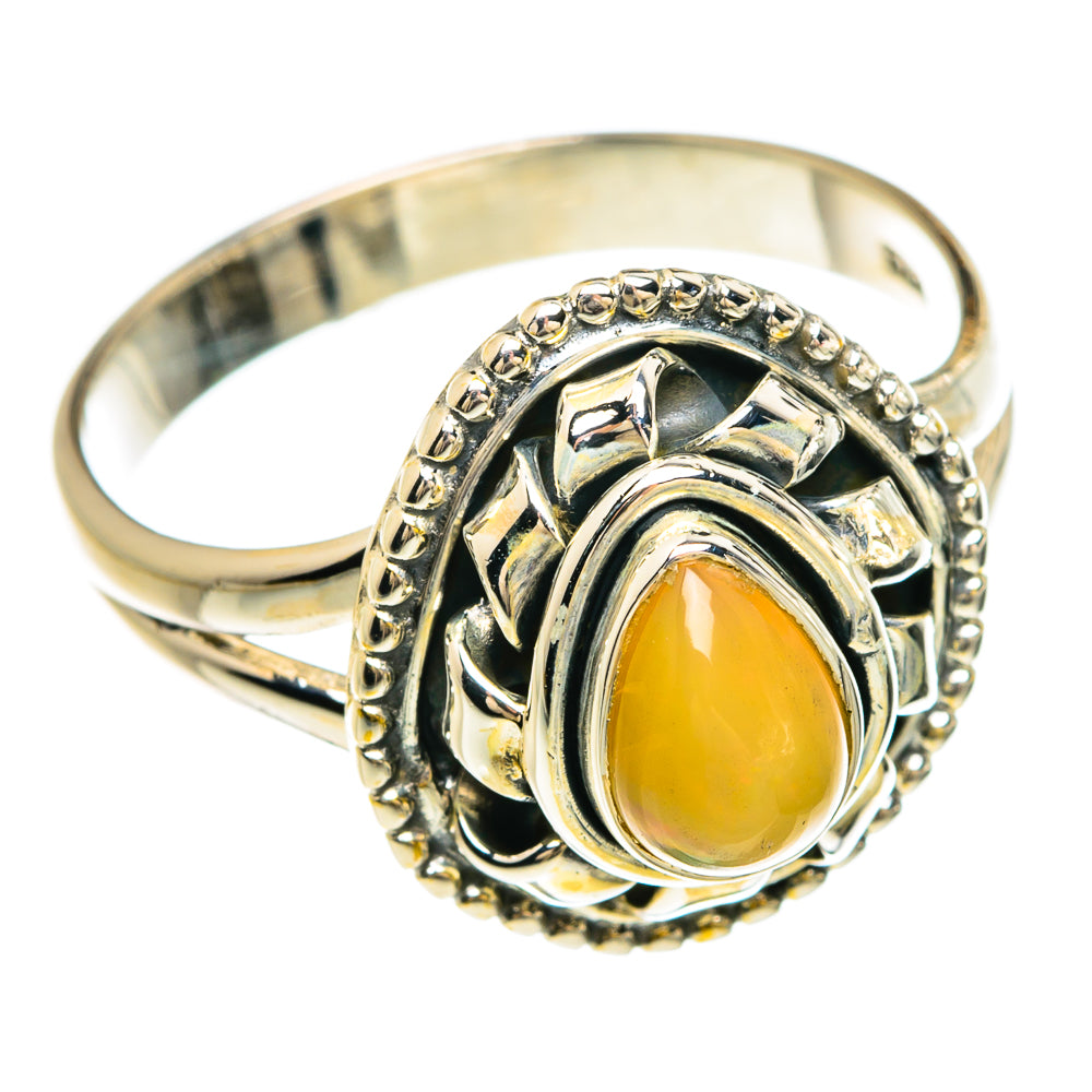 Ethiopian Opal Rings handcrafted by Ana Silver Co - RING80384