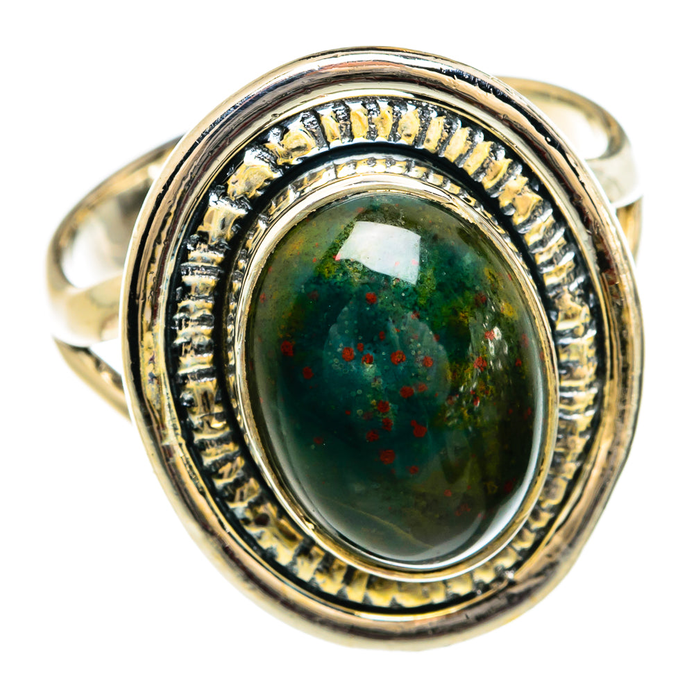 Bloodstone Rings handcrafted by Ana Silver Co - RING80421