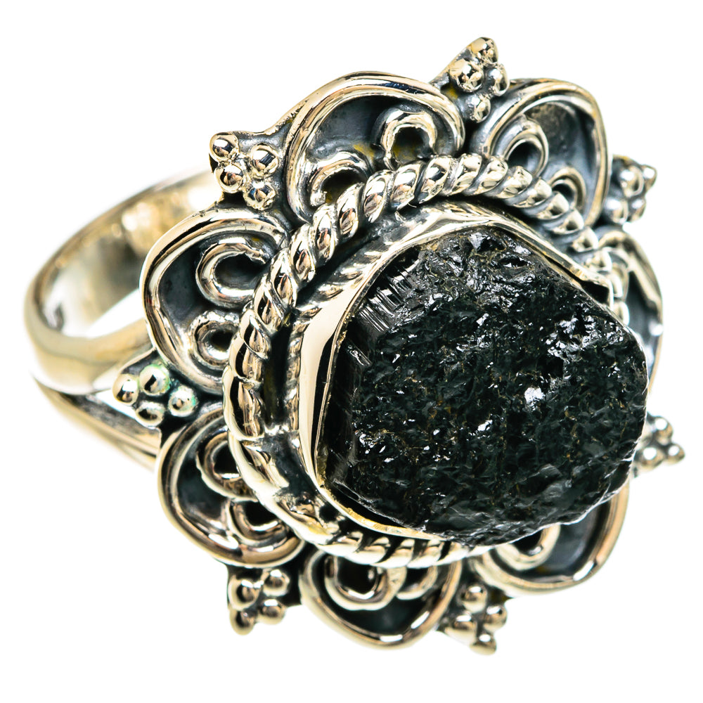 Black Tourmaline Rings handcrafted by Ana Silver Co - RING80431