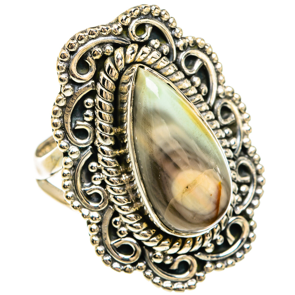 Willow Creek Jasper Rings handcrafted by Ana Silver Co - RING80470 - Photo 2