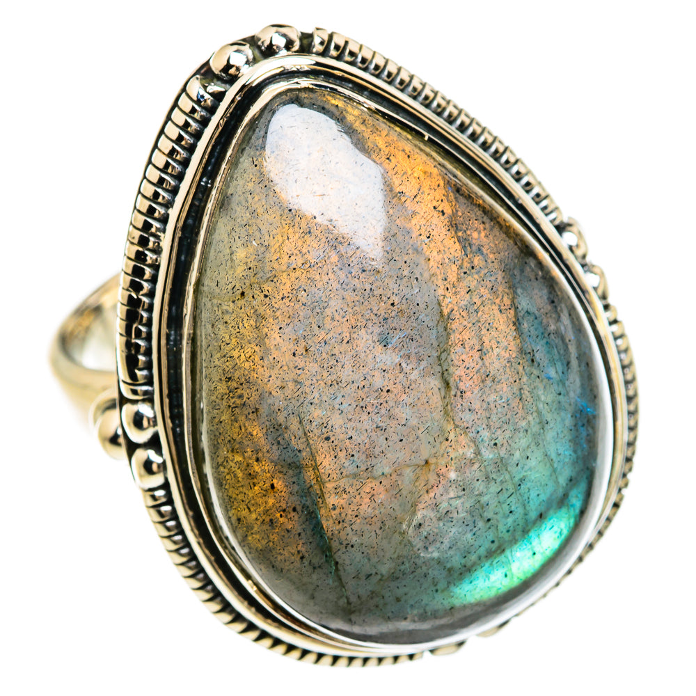 Labradorite Rings handcrafted by Ana Silver Co - RING80566