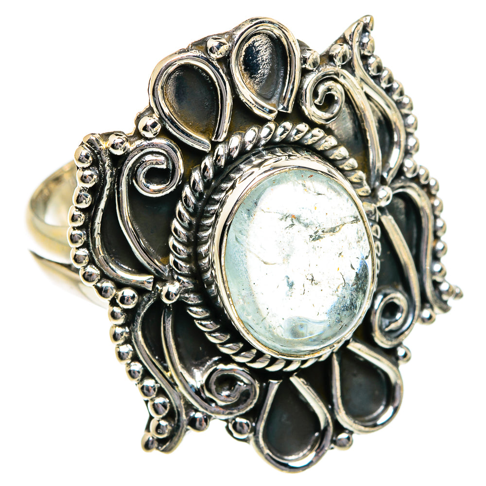 Aquamarine Rings handcrafted by Ana Silver Co - RING80643