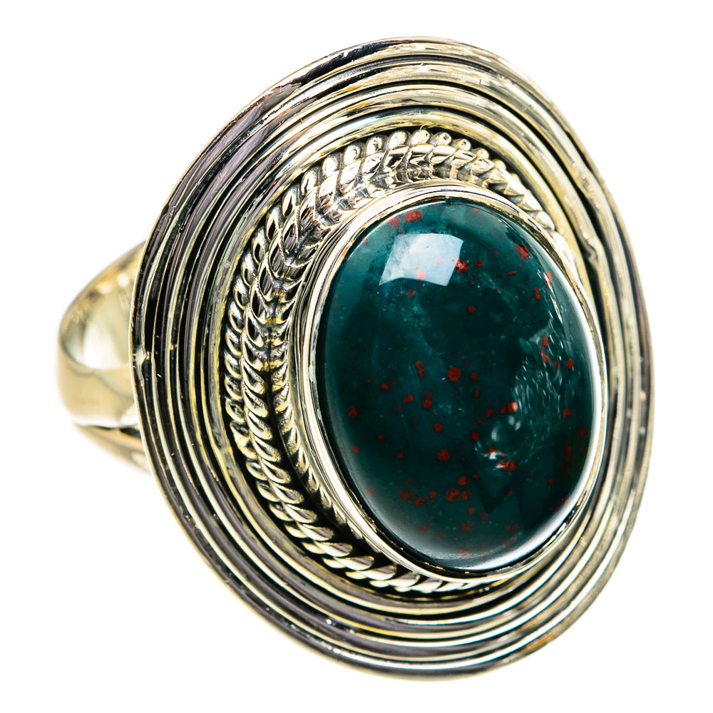 Bloodstone Rings handcrafted by Ana Silver Co - RING80732