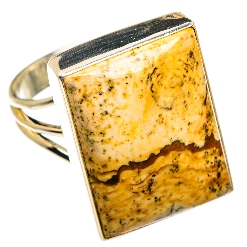 Picture Jasper Rings handcrafted by Ana Silver Co - RING80823
