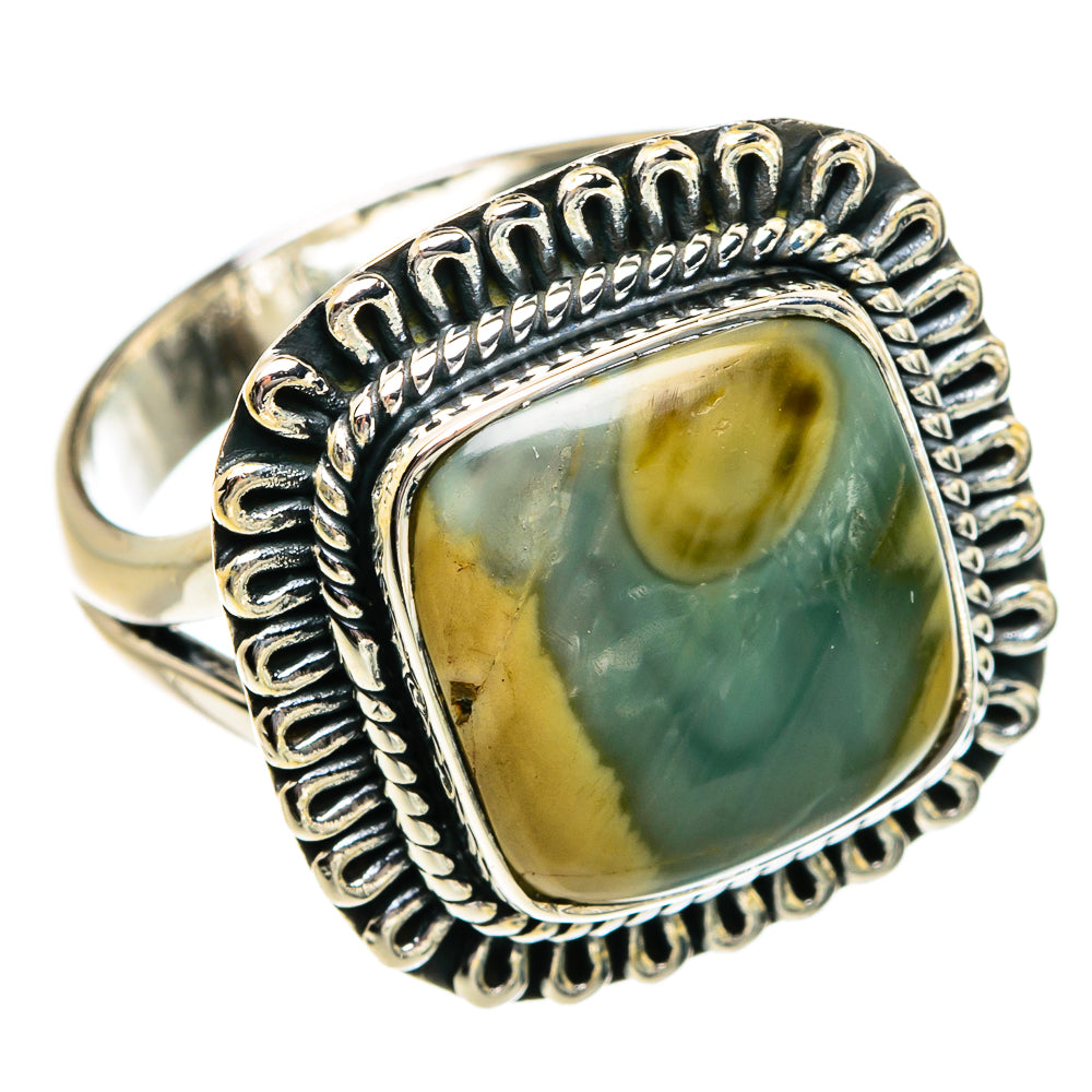 Willow Creek Jasper Rings handcrafted by Ana Silver Co - RING80899 - Photo 2