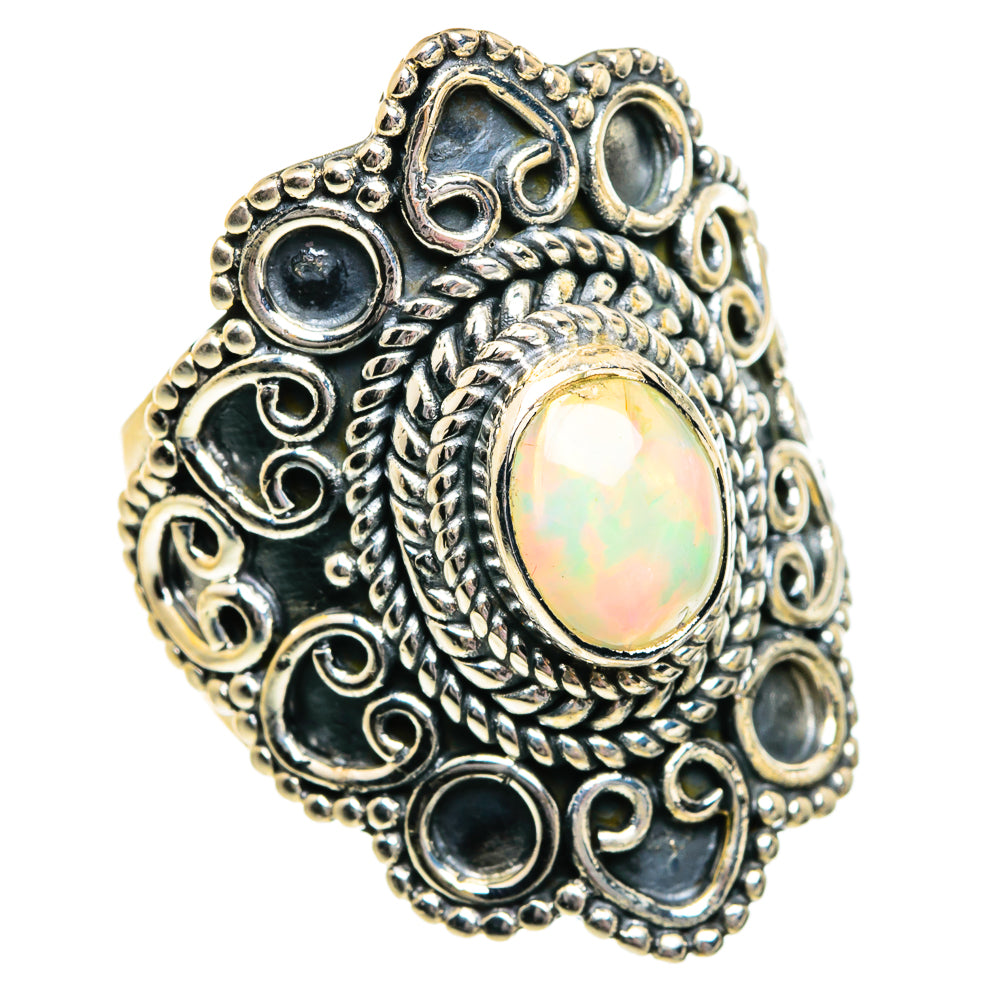 Ethiopian Opal Rings handcrafted by Ana Silver Co - RING80974